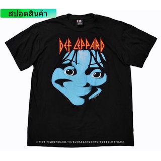 ❖✲❃เสื้อยืดวงdefleppard หน้าเด็ก ป้ายGIANT ฟอกเฟดเก่า