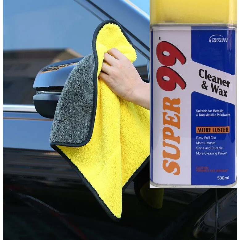 Super 99 Cleaner Wax Luster 530ml น้ํายาทําความสะอาดรถจักรยานยนต์รถยนต์