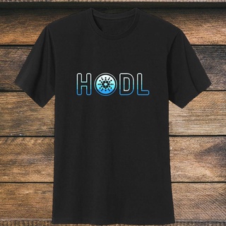 เสื้อยืดสีขาวเสื้อยืดคอกลม Cardano Hodl Crypto Ada สีดําสีขาวสําหรับผู้ชายผู้หญิง S-4Xl #RyS-5XL