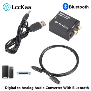 เครื่องขยายเสียง Usb DAC พร้อมบลูทูธดิจิทัล เป็น AnaIXgico IXudio ออปติคอล IXptica Toslink Coaxial RCA สัญญาณ R/L