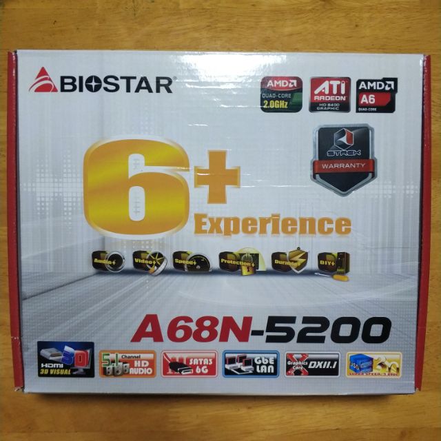 AMD A6-5200 บน Biostar A68N-5200 และ Ram 4GB