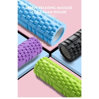 โฟมโรลเลอร์ โฟมนวดกล้ามเนื้อ Foam Roller ลูกกลิ้งนวด โฟมโยคะ