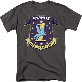 T-shirt  เสื้อยืด พิมพ์ลาย Battlestar Galactica TV Series Primus First in Fleet Patch สําหรับผู้ใหญ่S-5XL