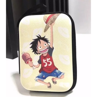 LUFFY C กล่องใส่ PWB , HDD , หูฟัง , เอนกประสงค์, Size L ลาย LUFFY C งานดี evaกันกระแทก ขนาด13.5x9.5x3.5cm งานสวยงาม PMY