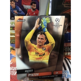 2019-20 Topps Finest UEFA Champions League Soccer Cards Shakhtar Donetsk