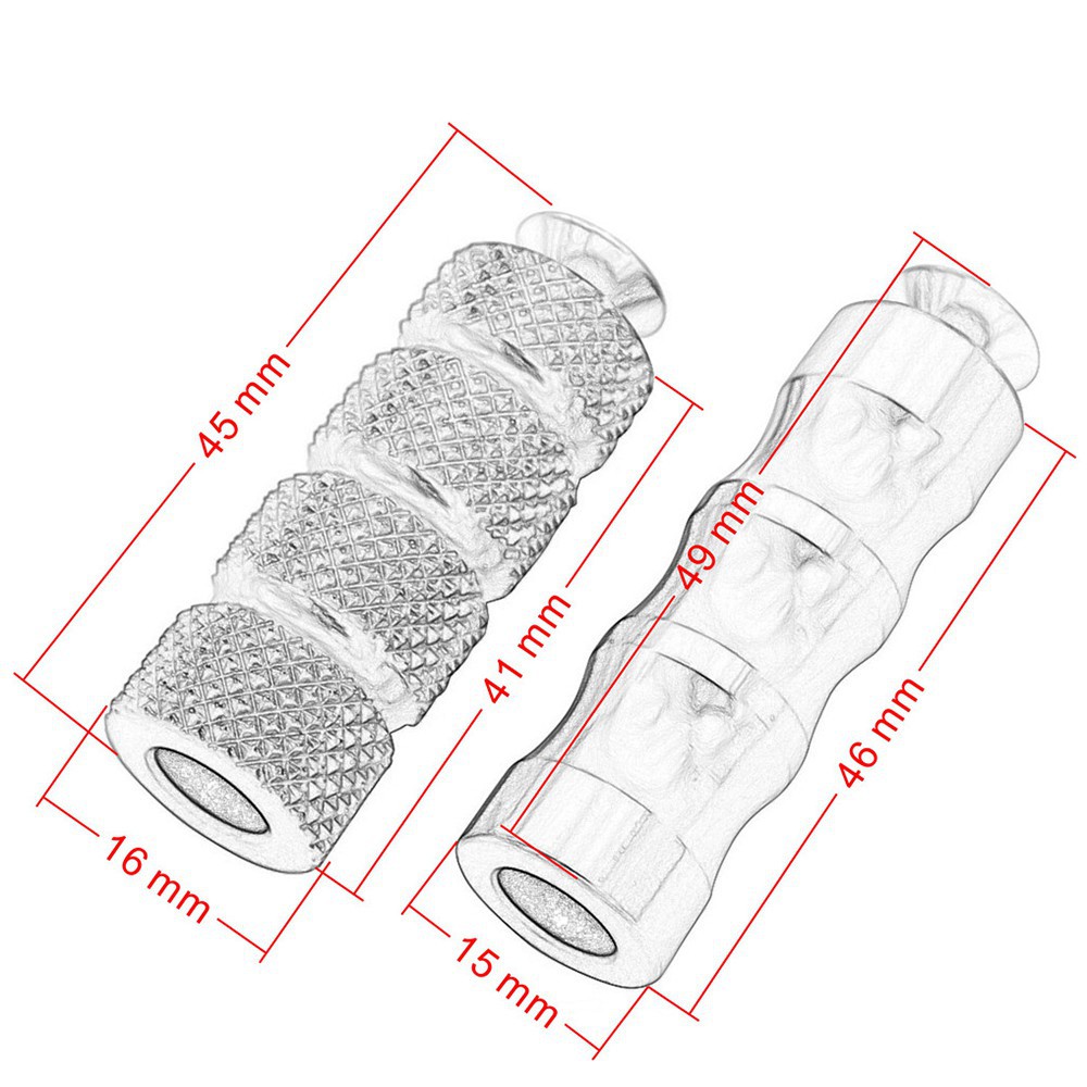 ที่พักเท้า cnc 6 มม. สําหรับรถจักรยานยนต์ - รูปที่ 7
