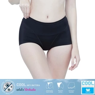 Wacoal Cool Anti-Bacteria Shape Beautifier กางเกงกระชับสัดส่วน (Hips) รุ่น WY1177 สีดำ (BL)