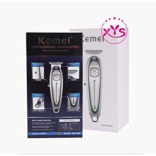 ปัตตาเลี่ยนตัดผม รุ่นKemei KM-1949 แบตตาเลียนตัดผม ใบตัดละเอียด 0.45-0.8MM. แบบชาร์จไฟฟ้า แบบไร้สาย