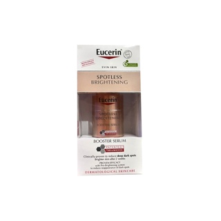 ใหม่ล่าสุด แพ็คเกจ 2021 Eucerin Spotless Brightening Booster Serum 30ml สปอตเลส ไบรท์เทนนิ่ง เซรั่มบำรุงผิวขาวใส