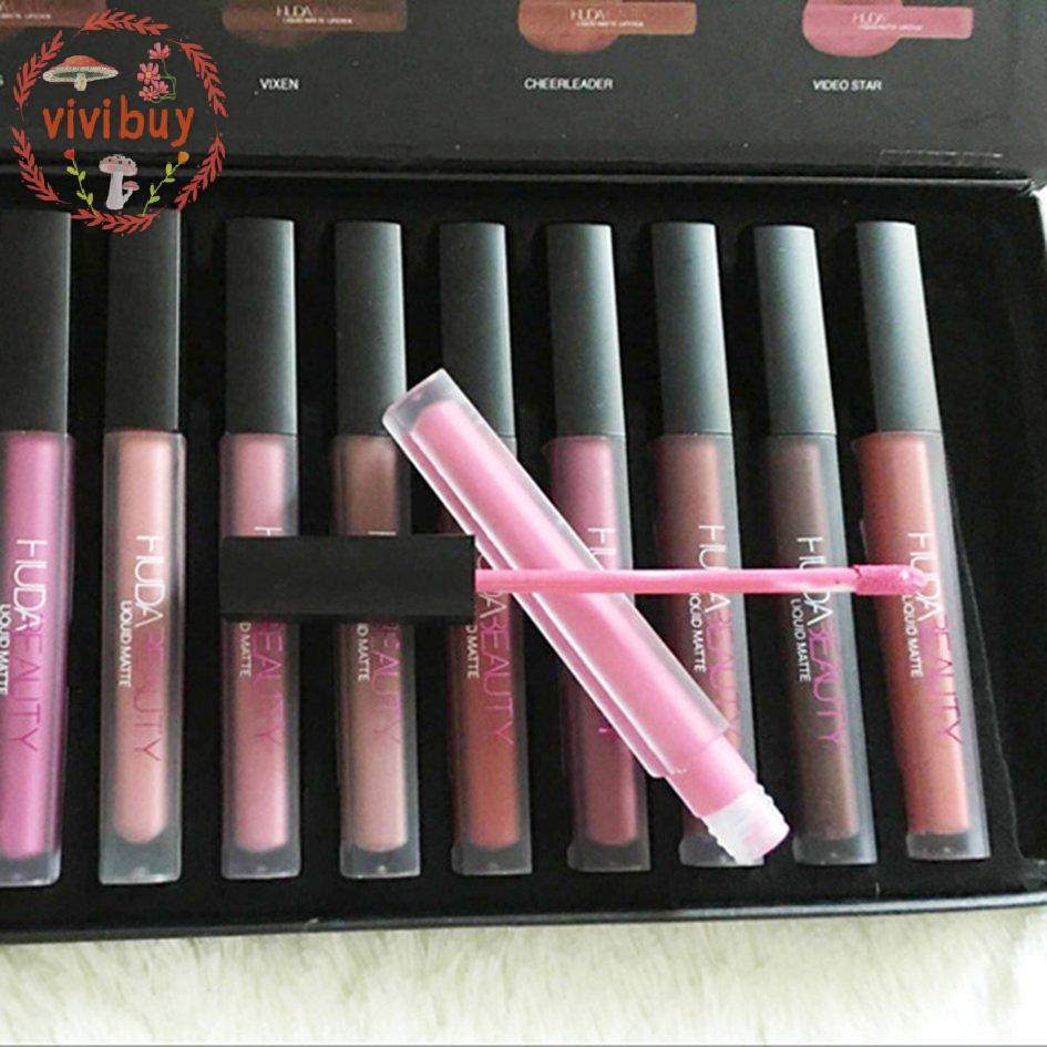 Cod Huda ลิปสติกลิปกลอสเพิ่มความชุ่มชื้นติดทนนาน 12 ชิ้น - vivibuy.th ...