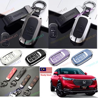 เคสกุญแจรีโมทรถยนต์ วัสดุอลูมิเนียม TPU สําหรับ Honda HRV 2022 2023 HRV 2022 1.5 S 1.5 E 1.5 V