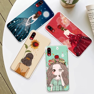 Samsung A10 A10S เคส สาวสวย ซิลิโคนนิ่ม TPU เคสโทรศัพท์เจลลี่