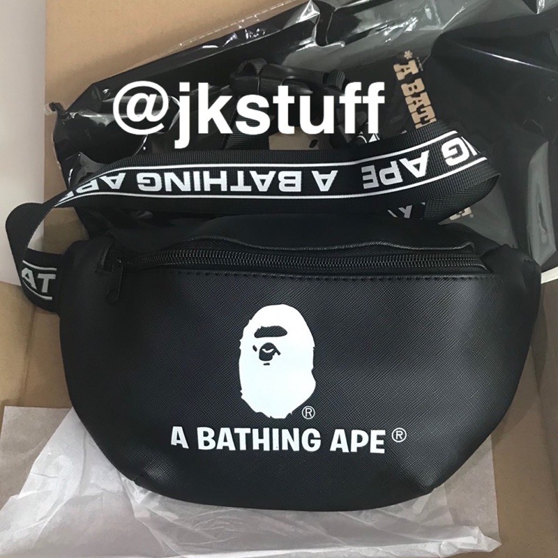 🔥S A L E🔥A Bathing Ape Waist Bag 2019 กระเป๋าคาดอก คาดเอวของแท้💯จากญี่ปุ่น🇯🇵