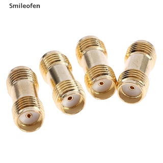 [Smileofen] อะแดปเตอร์เชื่อมต่อเสาอากาศ RF SMA-KK SMA ตัวเมีย เป็น SMA ตัวเมีย 1 ชิ้น