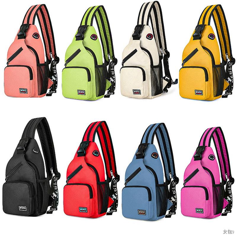 ☸Mens Women Waterproof Small Chest Bag Pack Travel Sport Shoulder Sling ...