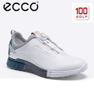 Ecco 2023ใหม่ รองเท้าผ้าใบลําลอง ติดกระดุม ลาย Golf S3 Series BOA สําหรับผู้ชาย 102914