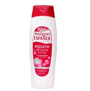 ปลอมคืนเงิน Instituto Espanol Espuma De Ducha Shower Gel 750 ml.เจลอาบน้ำ ให้กลิ่นหอมที่ละเอียดอ่อน เนื้อโฟมอ่อนนุ่ม