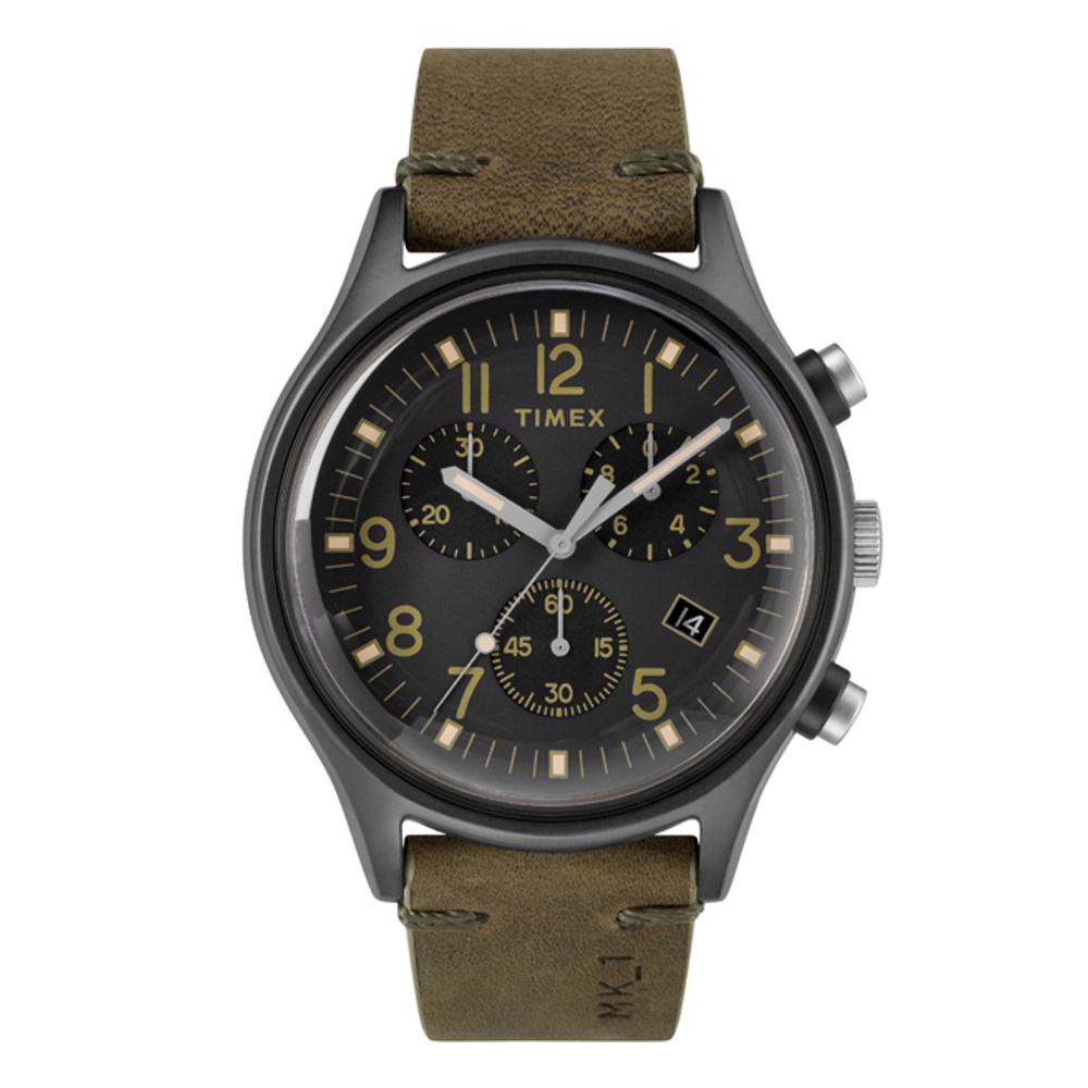 Timex TW2R96600 MK1 SST Chronograph นาฬิกาข้อมือผู้ชาย สีเขียว