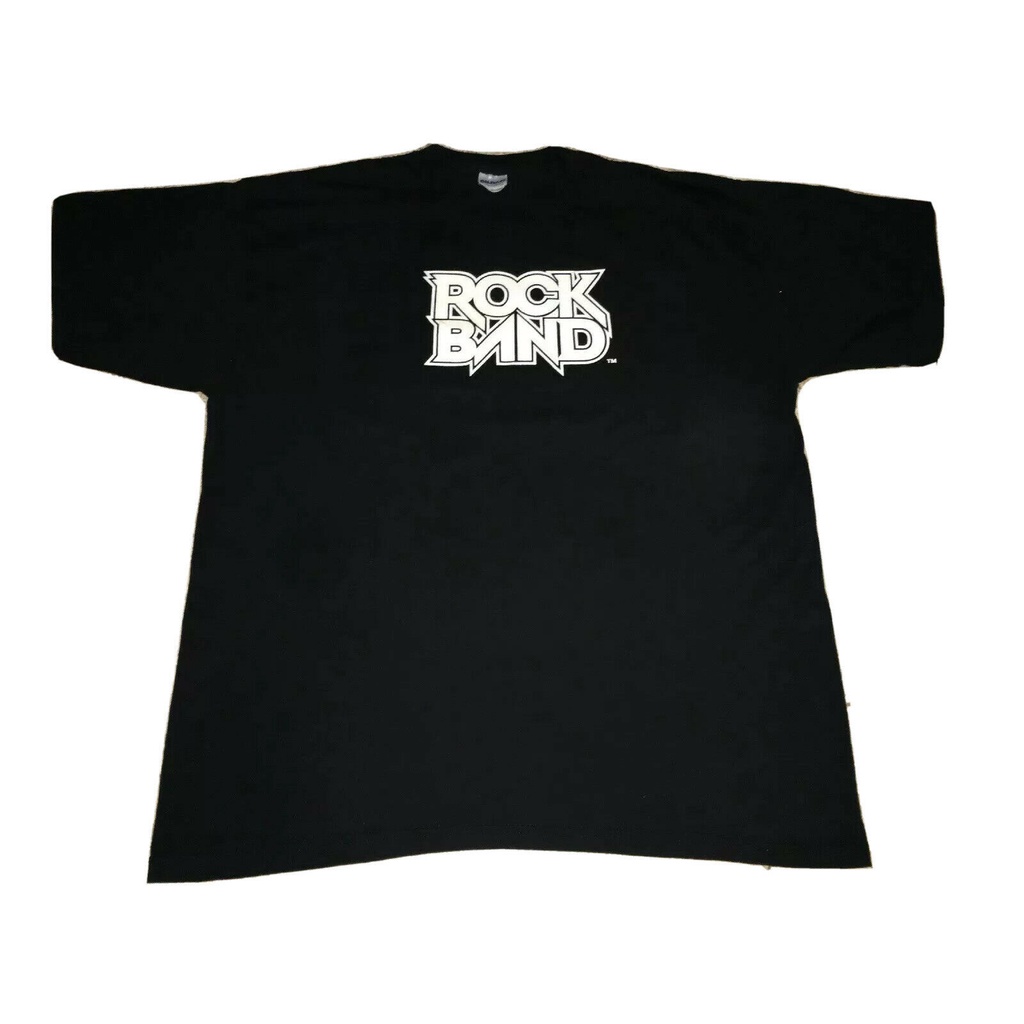 เสื้อยืดผ้าฝ้าย พิมพ์ลายเกม TG ROCK BAND Promo ONLY 2007 WORLD TOUR ideo EBkcck04DJiokp97