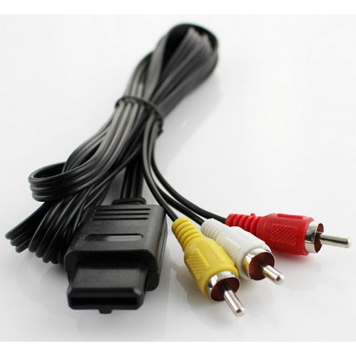 สาย AV เครื่องเกมซุปเปอร์ฟามิคอม [ ของใหม่ ] SNES , SFC, N64,GC. SUPER FAMICOM , GAMECUBE