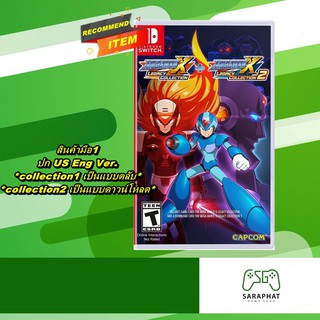 NSW MEGA MAN X LEGACY COLLECTION 1 + 2 ปก US Eng Ver.(ภาค2 เป็น ดาวน์โหลด) มือ1 ในซีล