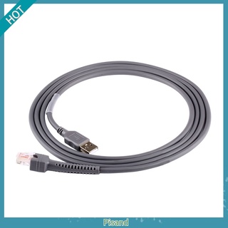 ☧Pi สายเคเบิล USB 2.0 A เป็น RJ45 ความเร็วสูง สําหรับเครื่องสแกนบาร์โค้ด LS1203 LS2208