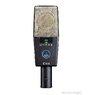 AKG : C414 XLS (ไมโครโฟนบันทึกเสียง AKG C414XLS เป็นไมค์แบบคอนเด็นเซอร์ สามารถเลือกรูปแบบการรับเสียงได้หลายแบบ)