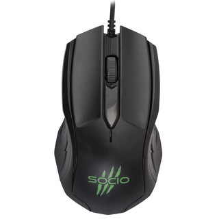 Signo Socio Mo-99 / 98 เมาส์ ออพติคอม เกมมิ่ง Optical USB Mouse (Black สีดำ )