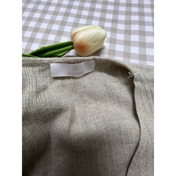 AS STUDIO เสื้อยืดสีนู้ดผ้านิ่มมากกก
