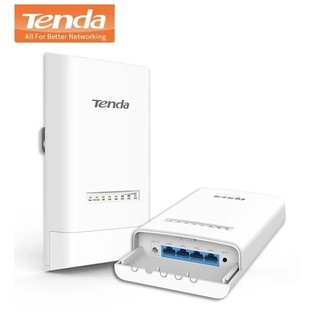 ราคาTenda OS3 5KM 5GHz 867Mbps Outdoor CPE Wireless WiFi Repeater Extender Router AP Access Point Wi-Fi BridgewithPOEAdapter