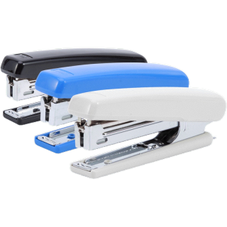 Deli 0221 Stapler เครื่องเย็บกระดาษเบอร์ 10 เย็บได้ 15 แผ่น คละสี 1 ชิ้น ยี่ห้อ Deli ที่เย็บกระดาษ เครื่องเย็บ แม็คเย็บ