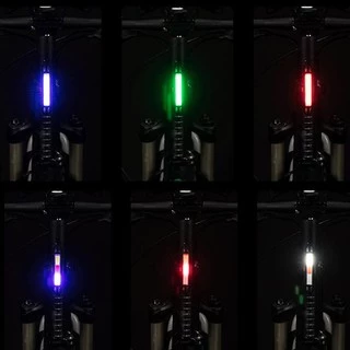[Fulfilled by Shopee]ROCKBROS สีสันสดใส LED จักรยานไฟท้าย USB ชาร์จกันน้ำ