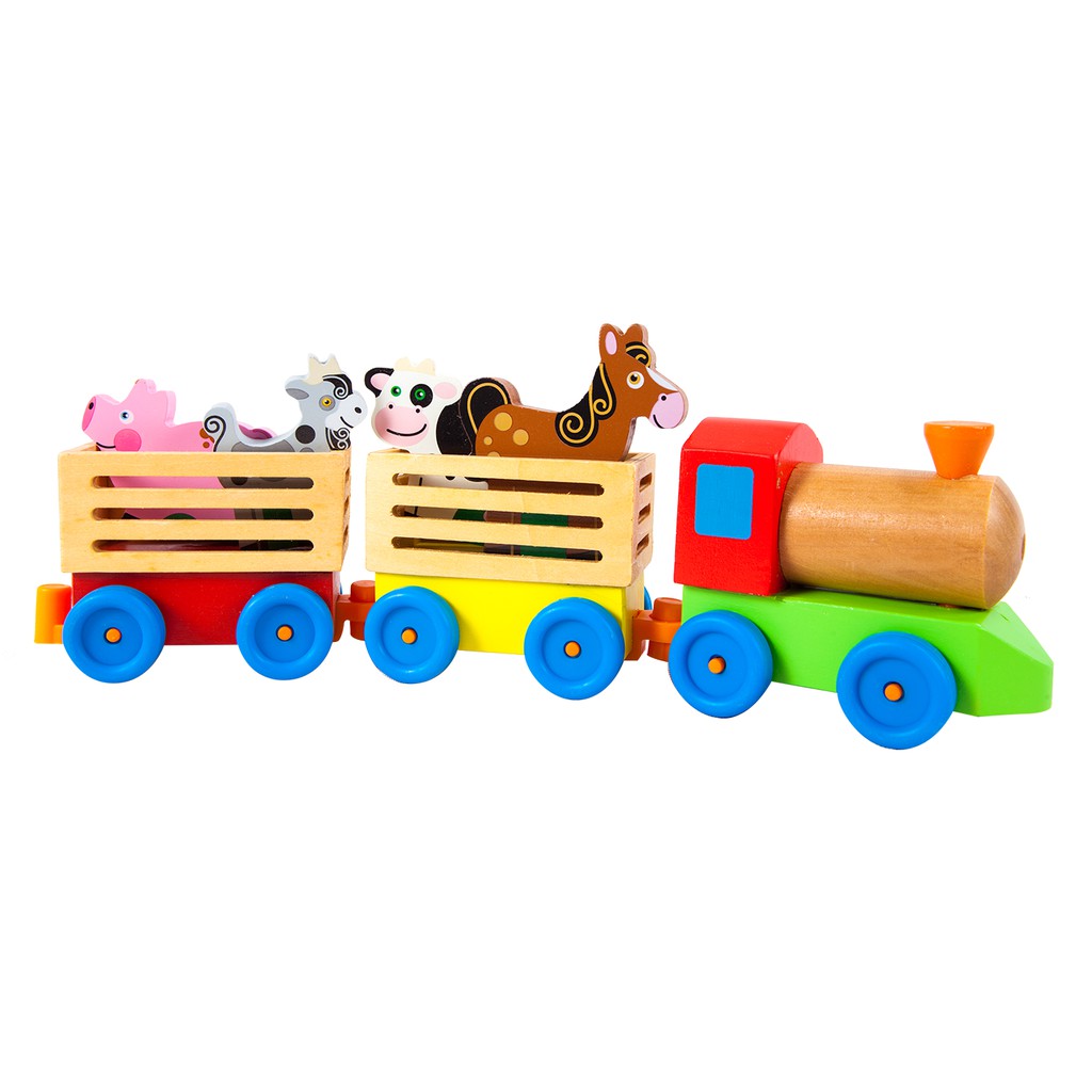 1032รถไฟปู็น ปู๊น , ของเล่นไม้, ของเล่นเสริมพัฒนาการ, ของเล่นเด็กอนุบาล, สื่อการสอนเด็กอนุบาล