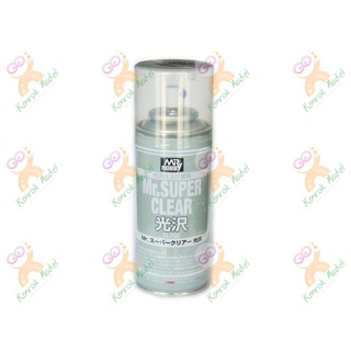 สเปย์เคลือบเงาสูตรทินเนอร์ B513 Mr. Super Clear GLOSS 170ml Sealant Spray