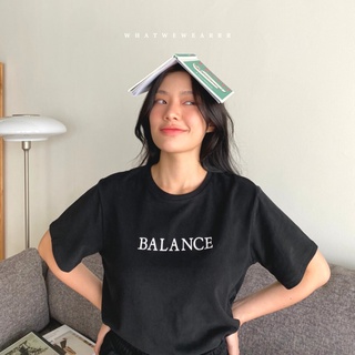 เสื้อยืดสีขาว BALANCE TEE  (Pre-order)