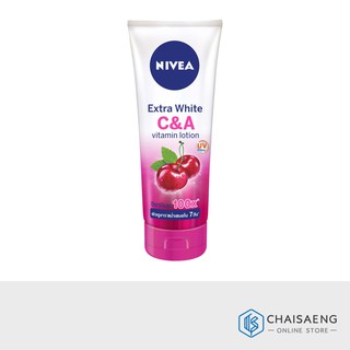 Nivea Exra White C &amp; A Lotion นีเวีย เอ็กซ์ตร้า ไวท์ ซี แอนด์ เอ ผลิตภัณฑ์โลชั่นบำรุงผิวกาย 320 มล.