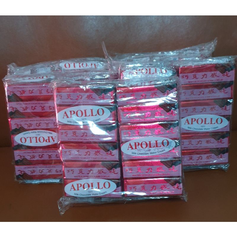 ขนมปังเวเฟอร์เคลือบช็อกโกแลตApollo