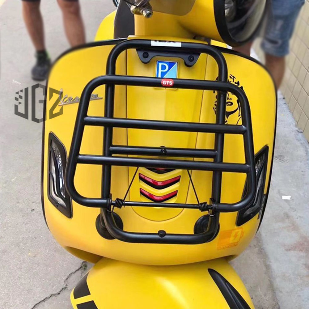 ตะแกรงสแตนเลส แบบพับได้ สําหรับรถจักรยานยนต์ VESPA GTS GTV 300 2013 -2018