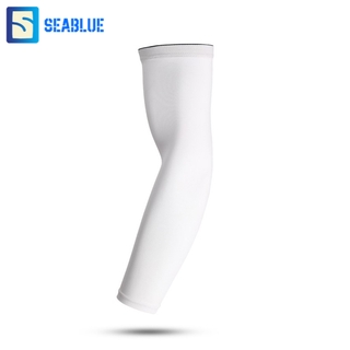 SEABLUES-(ราคาต่อ 1 ข้าง) ปลอกแขนกัน UV ปอกแขนกันแดด ความยาวแค่ข้อมือ รุ่น RC-R08 พร้อมส่งจากไทย