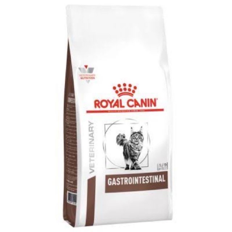 Royal Canin Feline Gastro Intestinal ขนาด2kg อาหารแมว ประกอบการรักษาโรคระบบทางเดินอาหาร ถ่ายเหลว Exp 05/2026