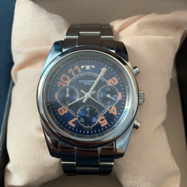 Technos swiss chronograph TGM 529 all stainless steel