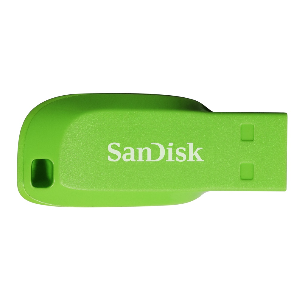 SanDisk CRUZER BLADE USB แฟลชไดร์ฟ 32GB Green, USB2.0 (SDCZ50-032G-B35GE สีเขียว) รูปที่ 6