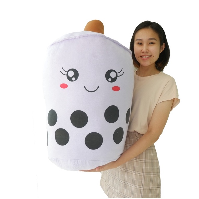 ชานมไข่มุก ยักษ์!! ขนาด 85 ซม. ตัวใหญ่ซะใจ กอดนุ่ม ยัดใยสังเคราะห์ทั้งตัว ตุ๊กตา - รูปที่ 5