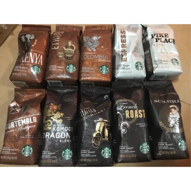 เชิญสัมผัสความลึกล้ำของเม็ดกาแฟสตาบัคส์ 250 g (แบบเม็ด และบริการบด)
