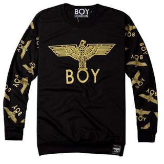 เสื้อแขนยาว ลายBoy London พิมพ์ทอง งานสวยงานเนียบ⚡️