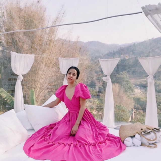 Maxi dress เดรสยาว เดรสนางฟ้า flat2112 style