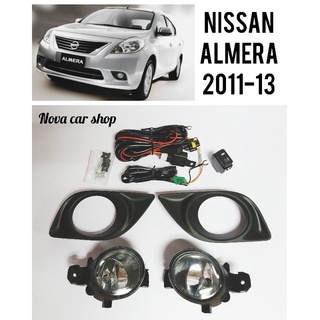 ไฟตัดหมอก สปอร์ตไลท์ NISSAN ALMERA อัลเมร่า  2011 2012 2013