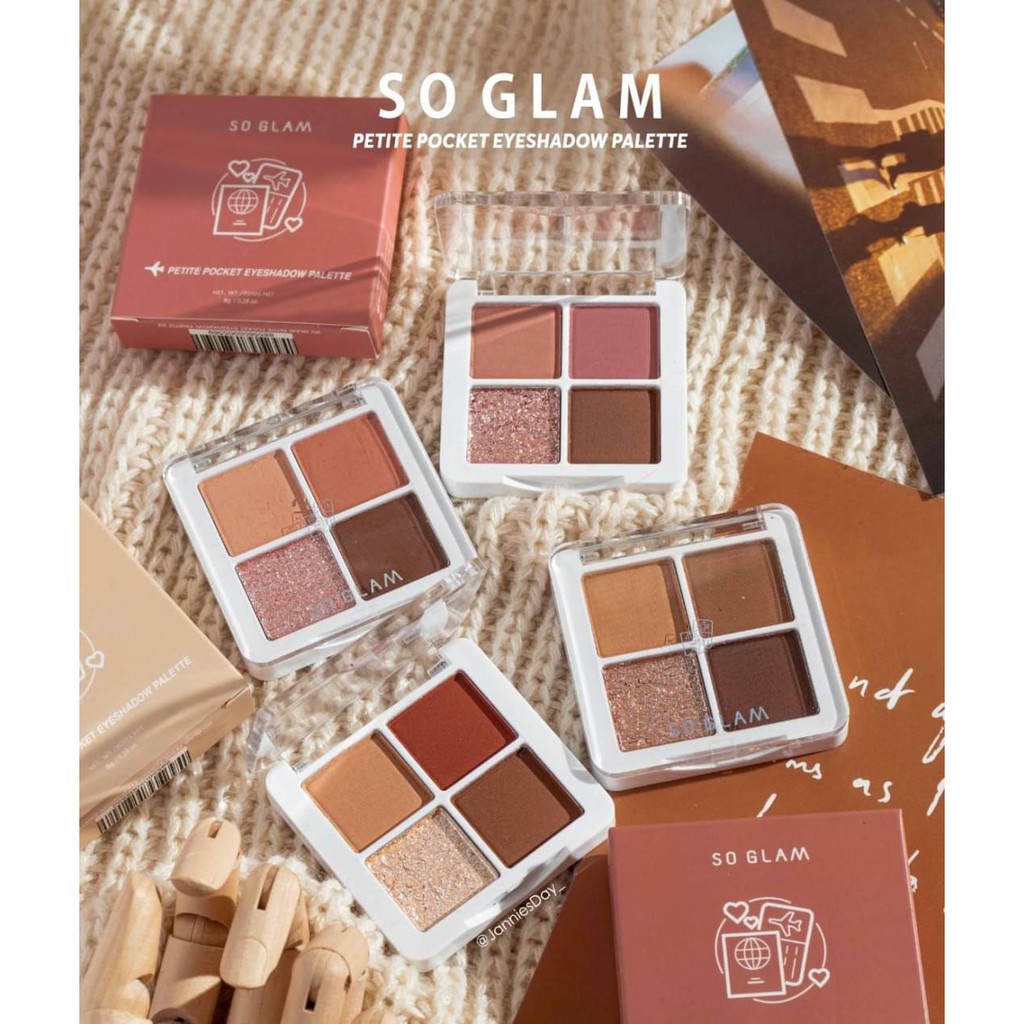 So Glam باليت ظلال Petite Pocket ‏02 Golden Gate — صورة 4