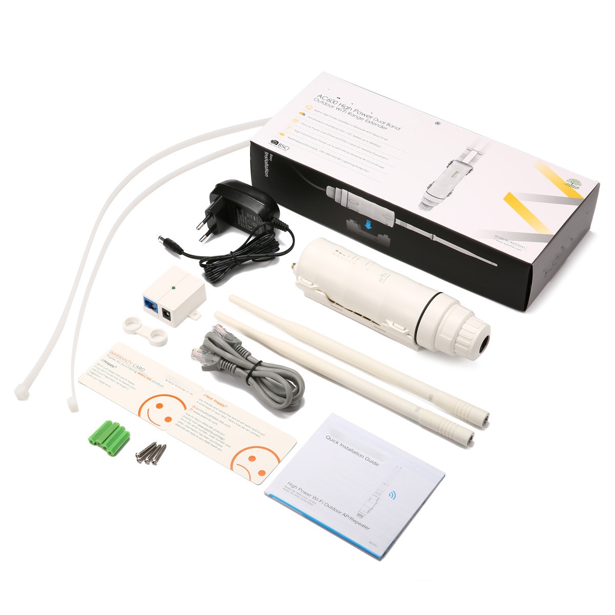 Hot Wavlink AC600 27dBm Outdoor Wifi Extender Wifi Repeater 2.4G150Mbps ...