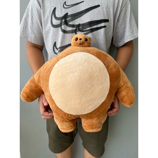 [พร้อมส่ง] หมีหัวหมุบ ตุ๊กตาหมี ตุ๊กตาสัตว์ ตุ๊กตายัดนุ่นรุปสัตว์